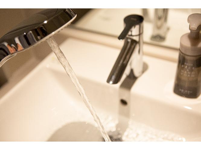 シャワーの水圧が選べます。