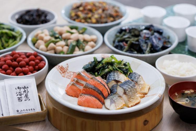 朝食ビュッフェ（一例）
