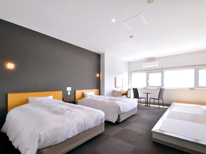 【和洋室デラックスツイン】ワンランク上のくつろぎをご提供します。