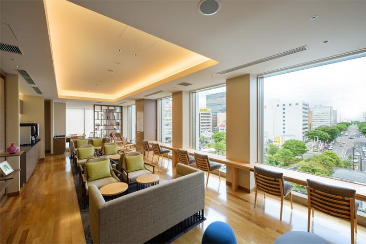 宿泊者専用ラウンジ