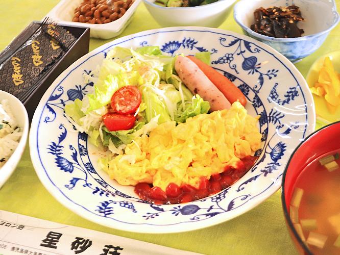 【朝食一例】あたたかい与論の家庭料理