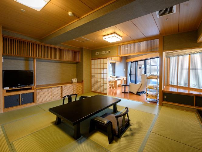 【別館／雅】露天風呂付和室12畳／大浴場の露天風呂とは一味違う湯浴みをお愉しみください。　※イメージ