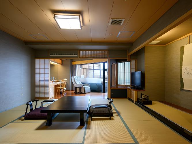 【別館／雅】露天風呂付和室12畳／心安らぐ畳敷きの和室　※イメージ