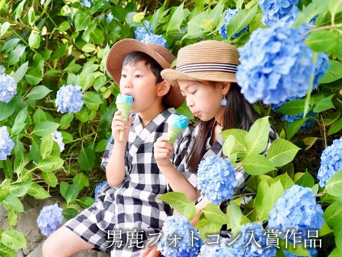 観光地【男鹿フォトコン入賞作品】　雲昌寺「絶好のロケーションでババヘラアイス」