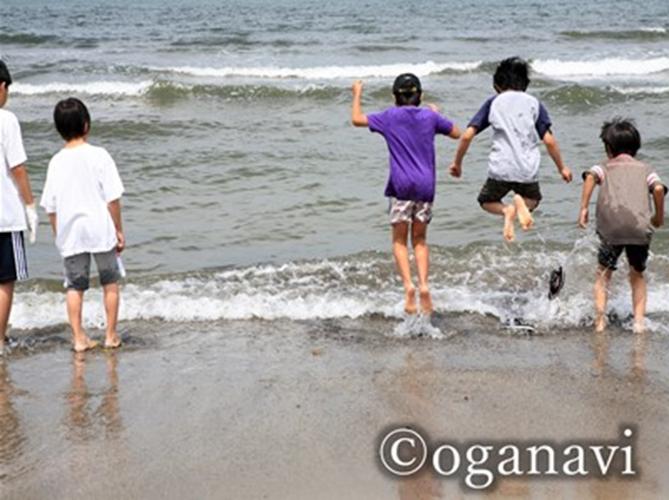 観光地　宮沢海水浴場