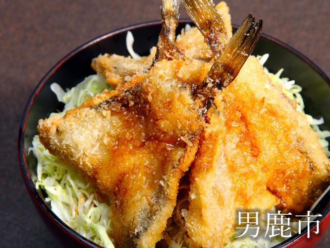 グルメ　男鹿ご当地グルメ　ハタハタ丼