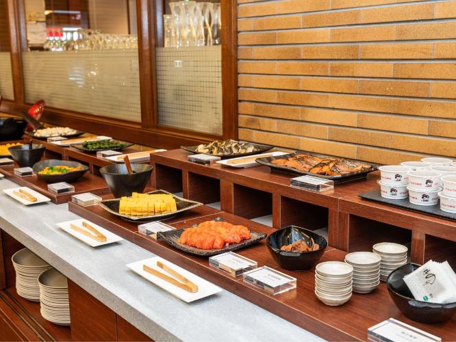 朝食ビュッフェ：朝食レーン