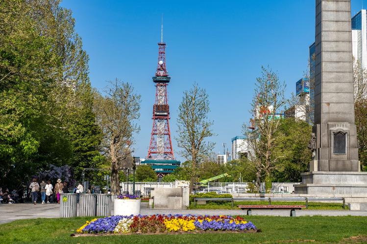 夏の大通公園はお散歩に最適