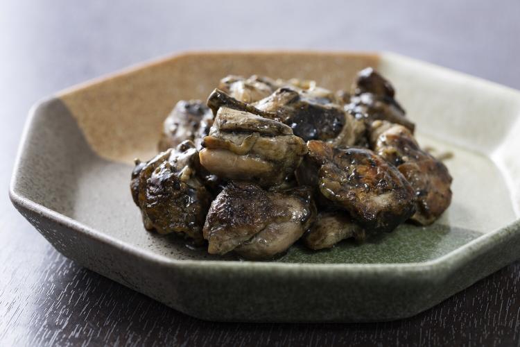 【朝食】おらが町メニュー（鶏もも炭火焼風）