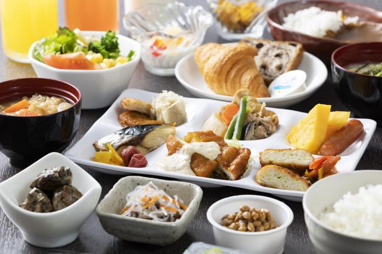 【朝食】ビュッフェ盛り付け例