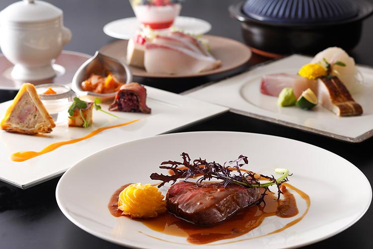牛フィレ肉を使ったメイン料理を中心に淡路島の旬をちりばめた季節の特選コース≪料理イメージ≫