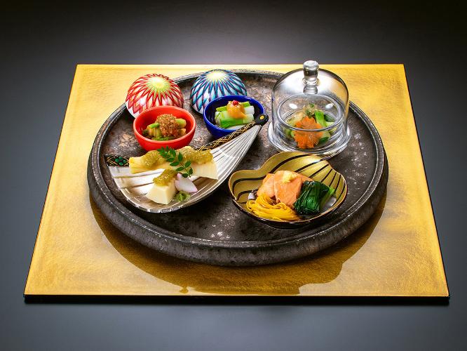 【季節の会席料理】桜鱒と春の山菜盛り合せ 5点盛り（2025年5月末迄）