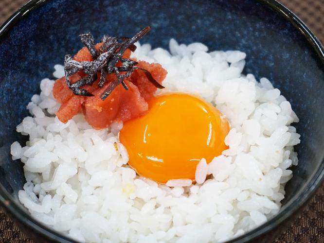 卵かけご飯(明太子)
