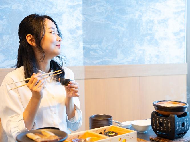 【ダイニング】熊野の恵／健康と美容、旬の食材と郷土で親しまれた和膳料理（朝食イメージ）
