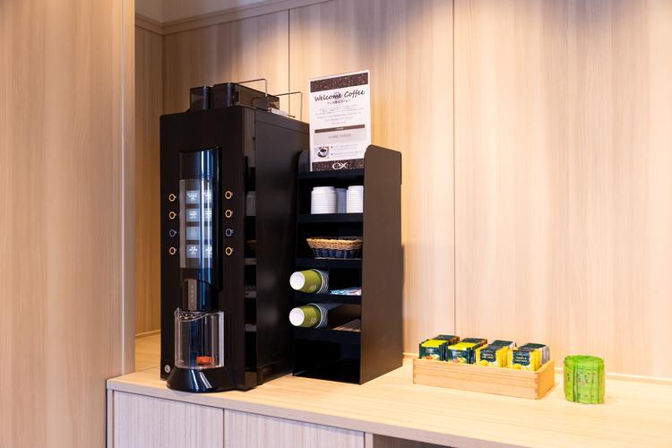 コーヒーメーカーは24時間ご利用いただけます。