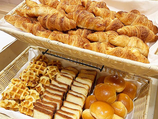 朝食バイキング一例