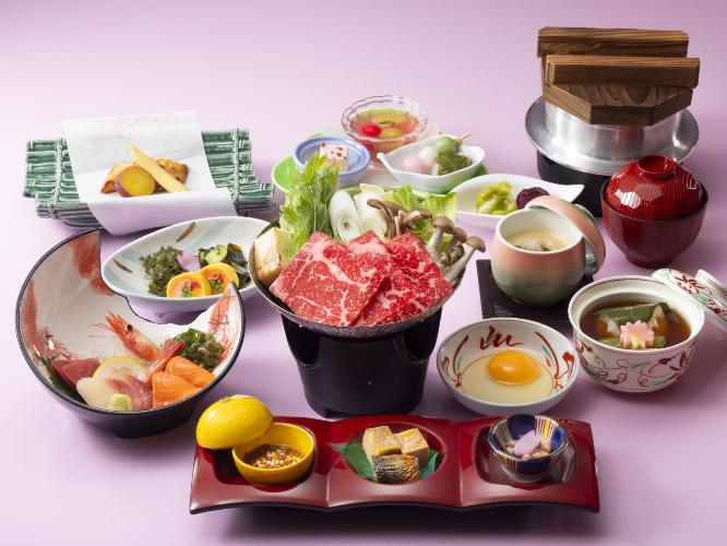 2025年3〜5月　春膳　笑福御膳　牛肉メイン　