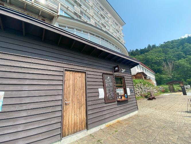 遊覧船のチケット売り場