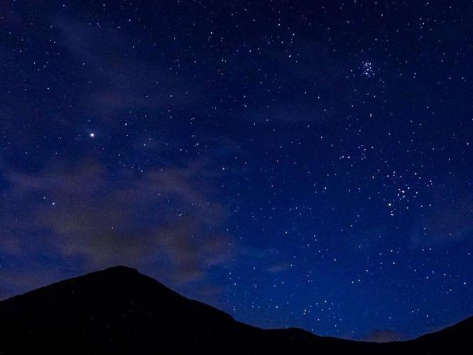 アンヌプリから見る星空