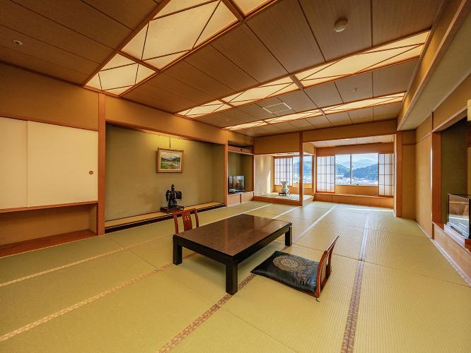 【特別貴賓室「珊瑚」】将棋タイトル戦「名人戦七番勝負」で対局室として使用される特別仕様の貴賓室です。