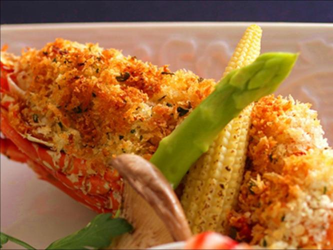 【伊勢海老香草パン粉焼き】お料理イメージ