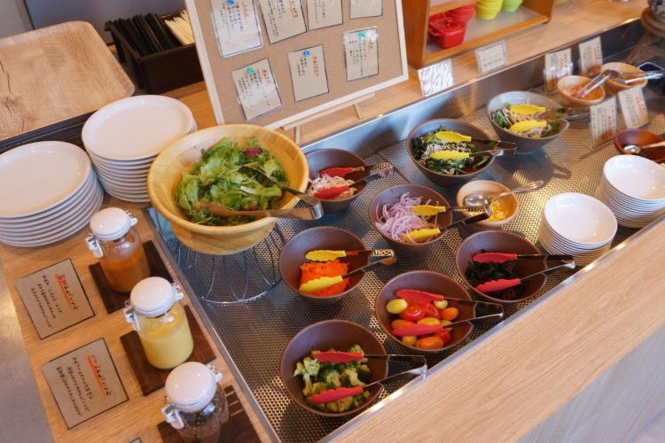 【朝食バイキング】サラダコーナー