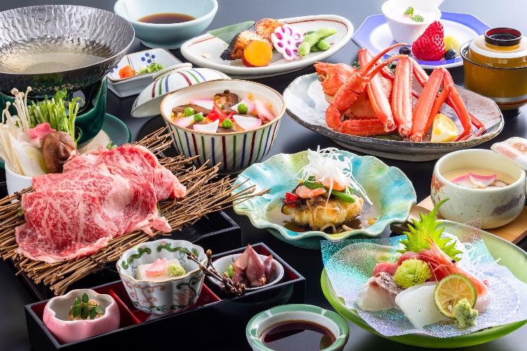 丹後味覚会席『琥珀牛しゃぶしゃぶ』