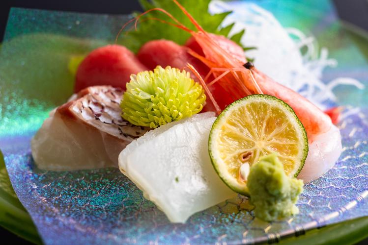 味覚会席　お造り一例