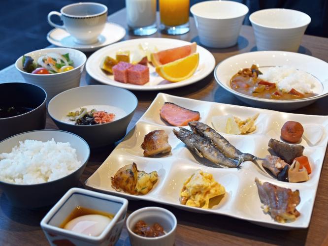 【朝食】豊富なメニューを取り揃えたモーニングブッフェ（和食一例）※6：30～9：30（9：00L.O）