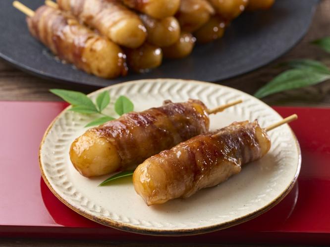 飛騨豚みたらし団子の鉄板焼き（おすすめご当地グルメ）　※イメージ