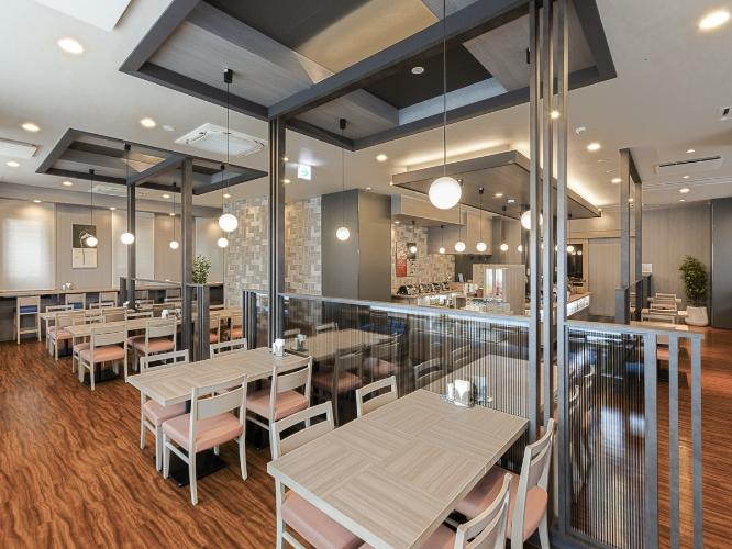 朝食レストラン「Restaurant NAGOMI」の会場でございます。