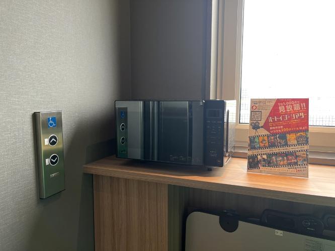 電子レンジは、2F・4F・8Fに設置しております。