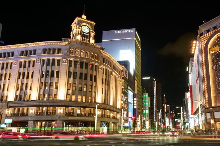 銀座　写真提供：（公財）東京観光財団