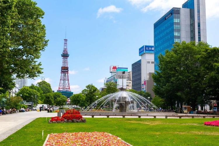 大通公園とテレビ塔