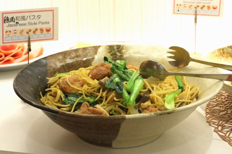 朝食メニュー一例（日替わりパスタ）
