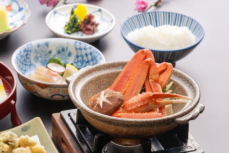 ■懐石Bスペシャルコース（かに付）■ぷりぷりの食感と、ほのかな海の香りが格別