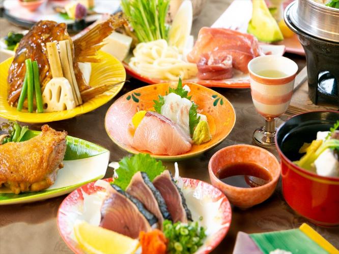 四国味覚めぐり会席の一例