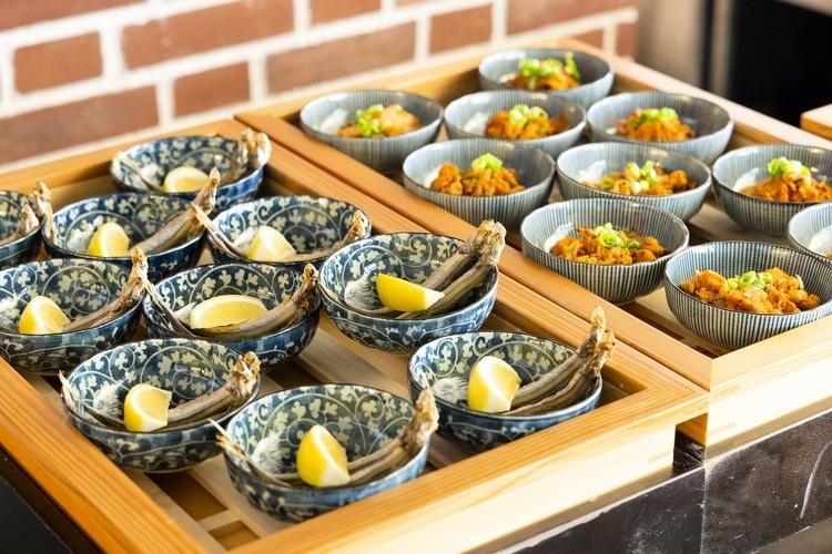 【朝食】ししゃも・豚キムチ