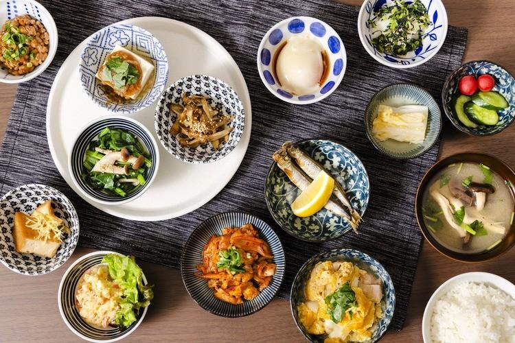 【朝食】小鉢御膳（イメージ）