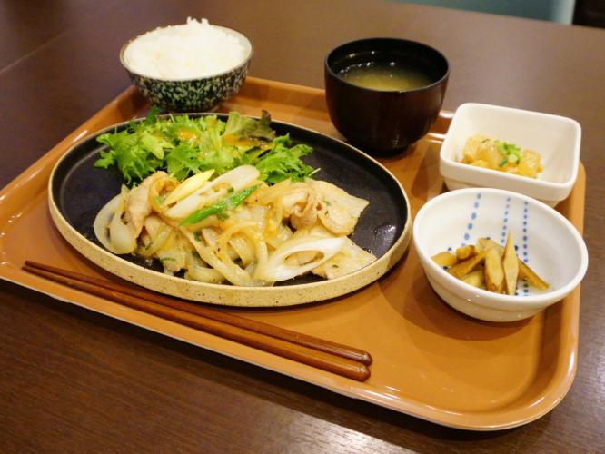 【ディナータイム定食一例】ネギ塩豚定食