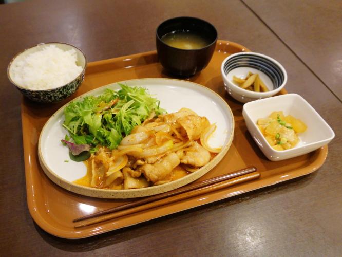 【ディナータイム定食一例】生姜焼き定食