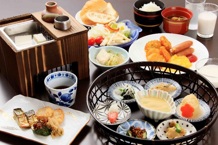 朝食ビュッフェ（一例）