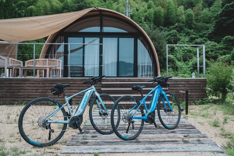 Eバイクのレンタルもございます