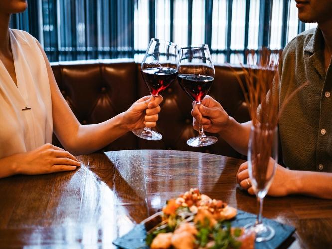 ■Dinner ホテル1階｜「イル・キャンティ」夜は豊富な種類のワインを取り揃えております