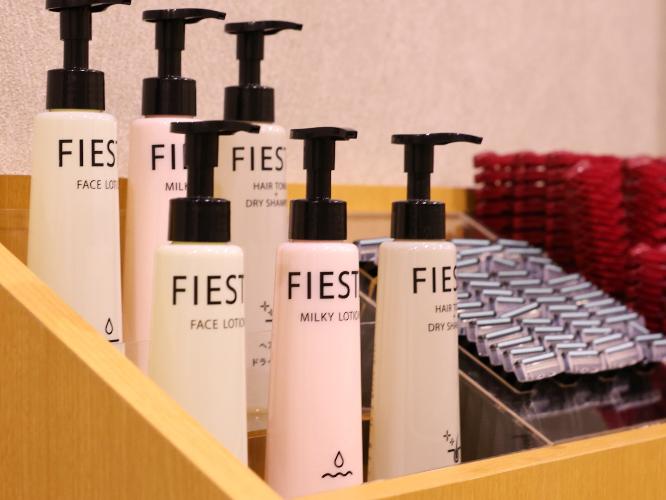 ◆男性大浴場アメニティ　化粧水、乳液、ヘアトニック+ドライシャンプー