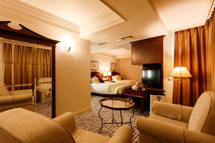 コーナーデラックスツイン（ファミリールーム）　３６平米