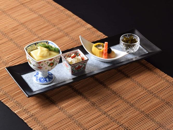 【ご夕食】夏の前菜（夏）／2025年6月～8月の御献立（イメージ）