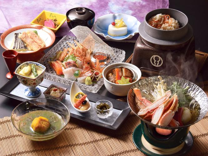 【ご夕食／お部屋食】かに御膳（夏）／2025年6月～8月の御献立（イメージ）