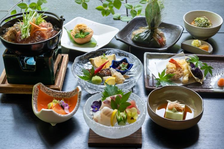 料理長お勧めの季節の会席イメージ（2025年5月-6月）