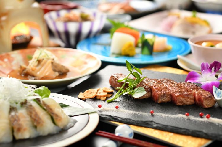 【お料理イメージ】宮城県産A5ランク黒毛和牛「仙台牛」の贅沢鉄板焼き御膳